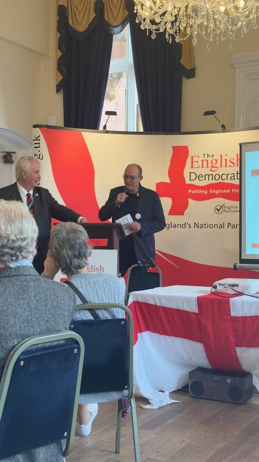 Robin Tilbrook (to left) - let alone illegals, UK issues 1.2 million visas in a single year, many allowing in whole families