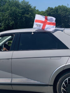 TED car flag