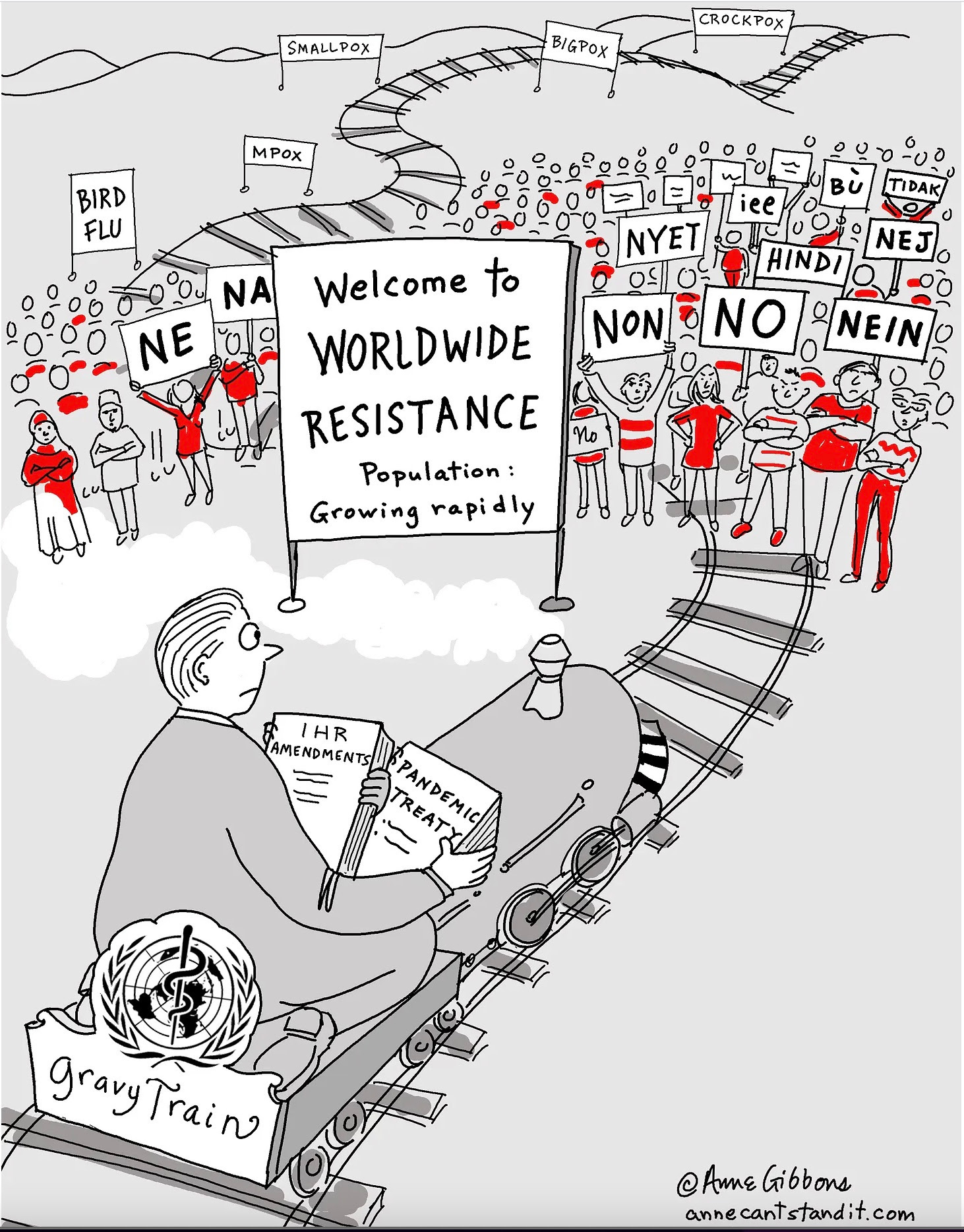 WHO the HELLTH gravy train