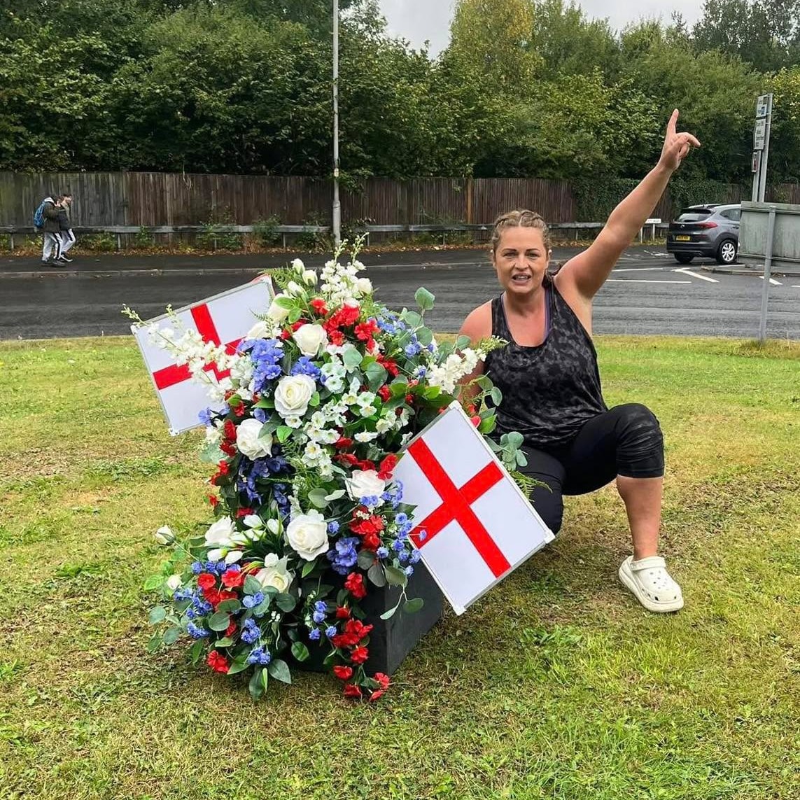 Swap out Union flags for St George Cross