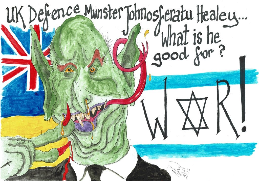 Healey hellish war minister