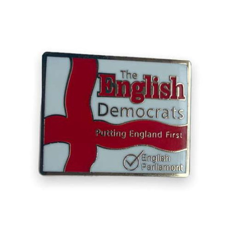 Enamel Rectangle TED Badge