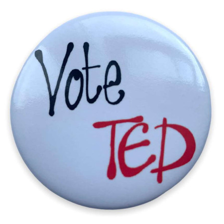 Vote TED Button Badge