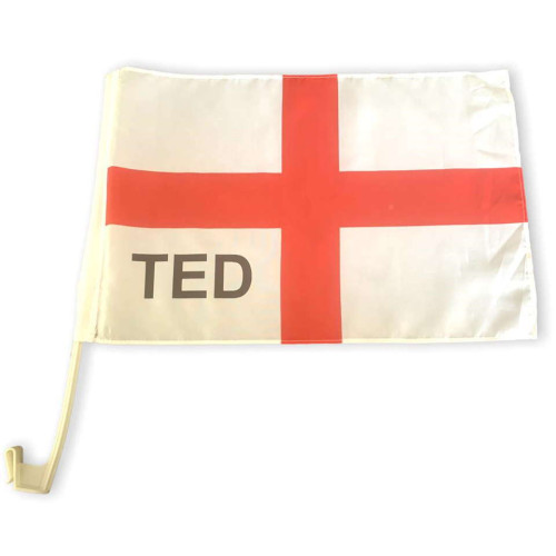TED Car Flag