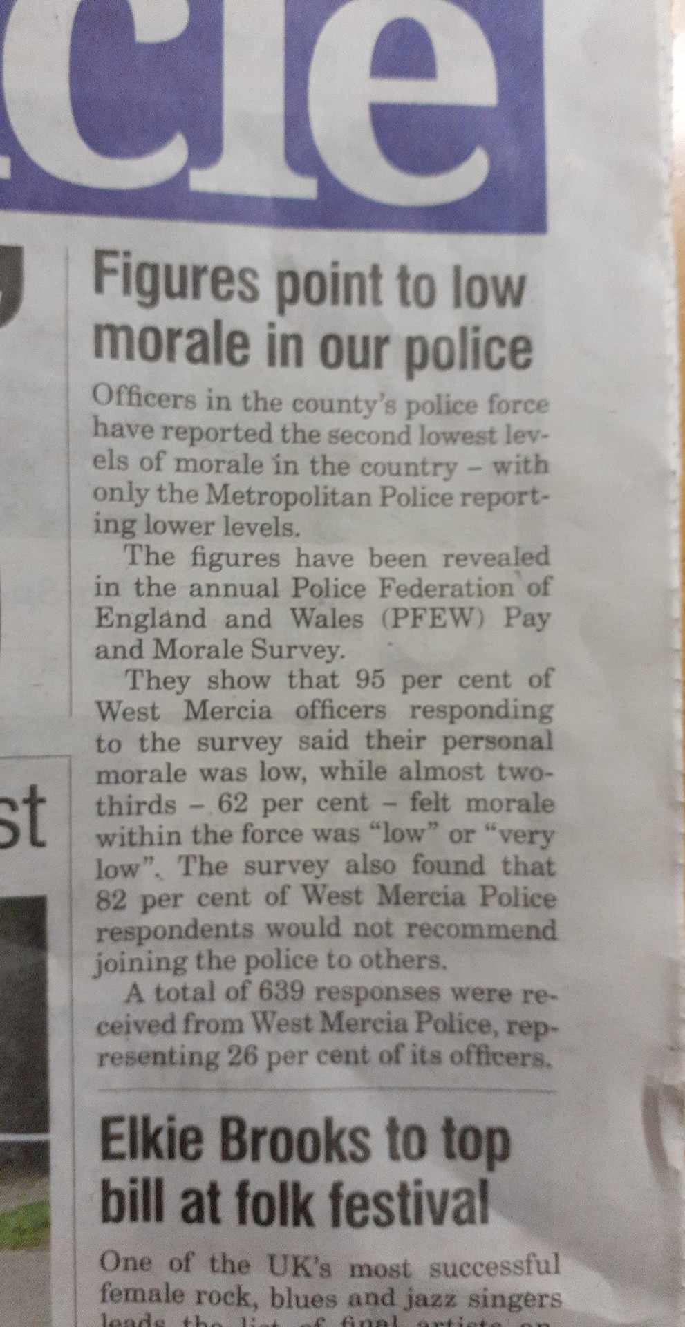 Why are so many officers leaving West Mercia Police?