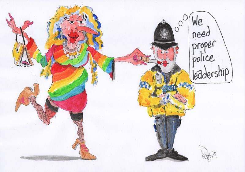 Keep your drag queens away from our kids. BBC debate PCC elections west mercia
